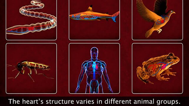 Circulatory system in different species