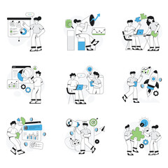 Fototapeta premium Product Development Vector illustration EPS FIle Set 0