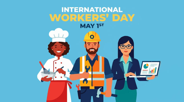 International Workers' Day - Celebrating Labor and Diverse Professions