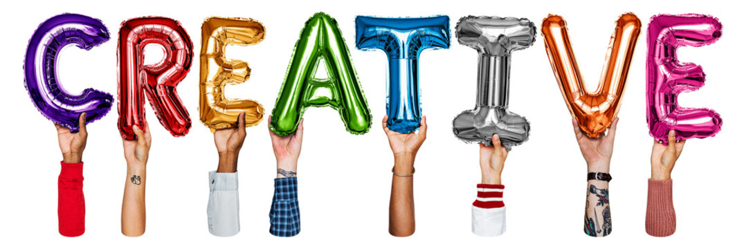 Creative balloon png word sticker, transparent background