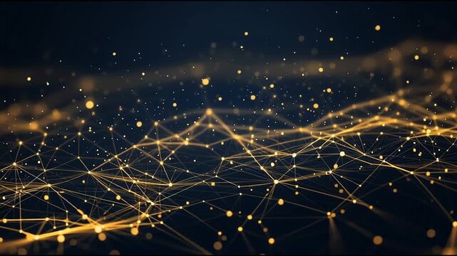Abstract digital background electromagnetic wave background Innovation digital wave background information technology background The background is the background. gradient wave digital wave banner