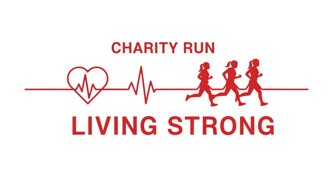 Inspiring Charity Run Event Focused on Promoting Health and Living a Stronger Life