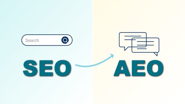 SEO to AEO Transition Evolution of Search to Answer Engines