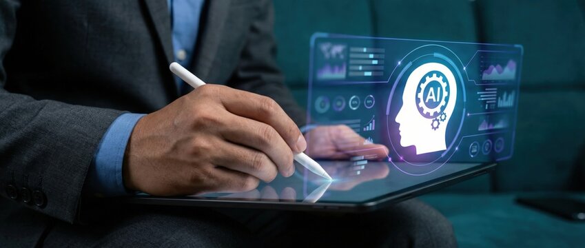 Innovative ai solutions in business settings enhancing productivity and decision making through technology and data visualization