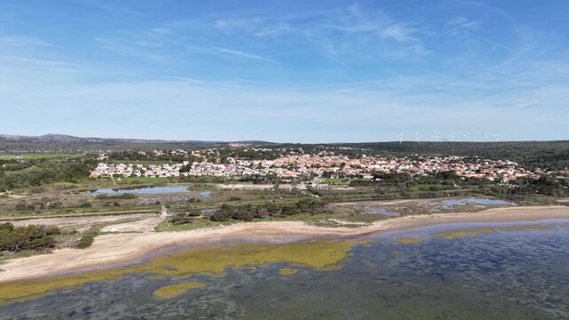 La Palme , commune fran&ccedil;aise, situ&eacute;e dans le sud-est du d&eacute;partement de l'Aude en r&eacute;gion Occitanie ( 11480) . 