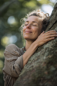 Waldbaden und das Umarmen von B&auml;umen f&ouml;rdert den Stressabbau und beugt Depressionen vor