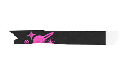 Black concert wristband png sticker, transparent background © Rawpixel.com