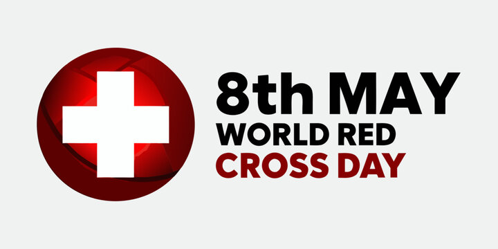 8th may world red cross day commemorative graphic with swiss imagery