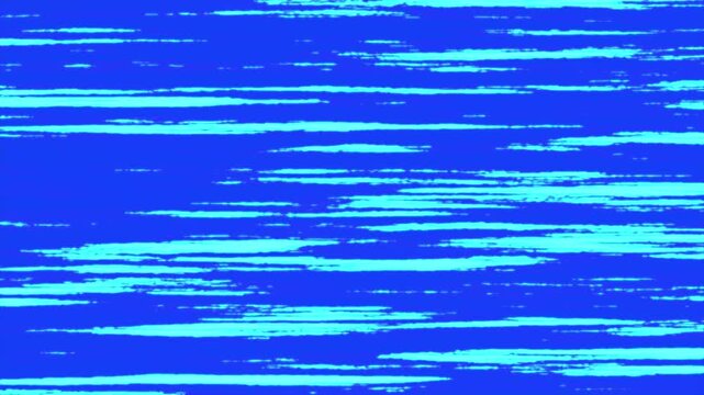 Anime style water surface waves