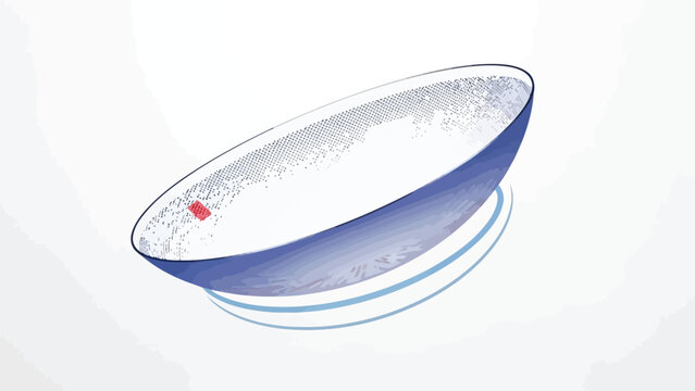 A stylized 3d representation of a toroidal shape with a mesh overlay and gradient shading Vector