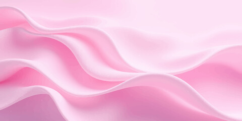 Fototapeta premium Abstract pink silk and satin background featuring soft flowing curves of luxury purple fabric with a smooth light texture in a wavy vector design