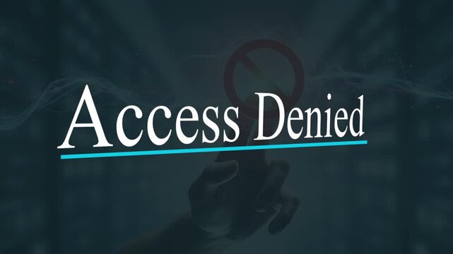 Access Denied Title Animation