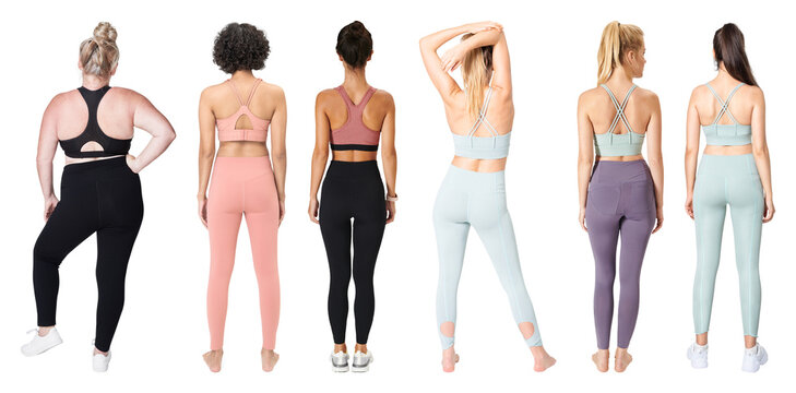 PNG Diverse women in activewear on transparent background