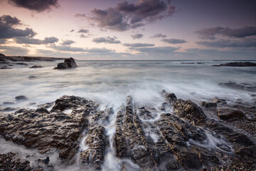 Fototapeta premium sunset over the sea