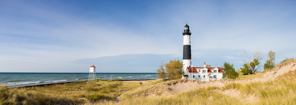 64795-01412 Big Sable Point Lighthouse on Lake Michigan, Mason County, Ludington, MI