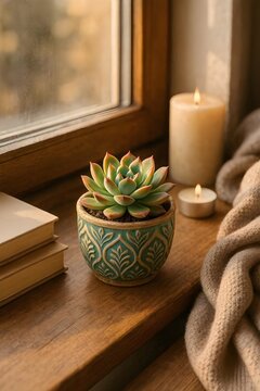 pianta grassa da interno verde con vaso