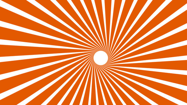 Swirl groovy line patterns with psychedelic sun beam background, retro burst texture, funky radial disco trippy vector design.