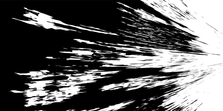 vector black line, grunge brush strokes ink paint isolated on white background. eps 10