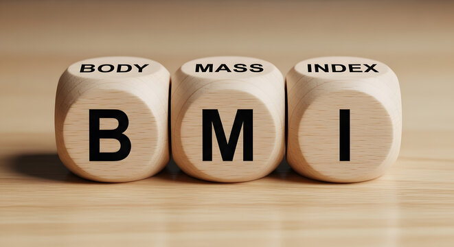Body Mass Index BMI measurement concept|Health and fitness weight management blocks| Medical indicator for body fat calculation| Obesity and overweight risk assessment tool