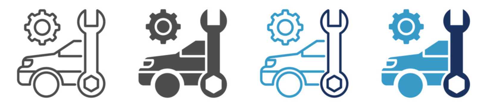 automobiles multi purpose icon set