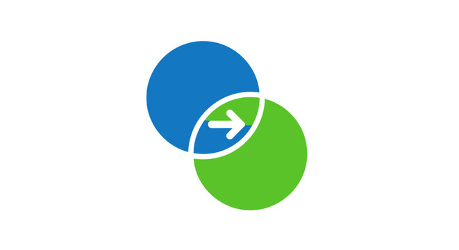 Abstract visual representation of information exchange and seamless connectivity