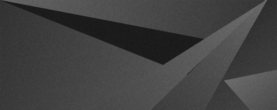 Latar belakang abstrak abu-abu gelap putih hitam. Bentuk pola geometris. Sudut poligon segitiga garis. Gradien. Bayangan