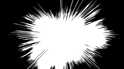 High Intensity Manga Speed Lines Background © VIGNESH