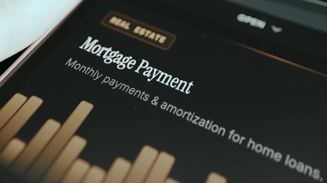 Mortgage Payment calculator for financial planning