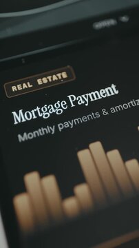 Mortgage payment calculator supporting financial planning decisions