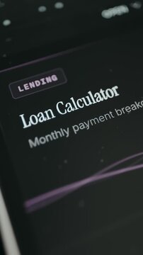 Loan Calculator as a lending services tool name