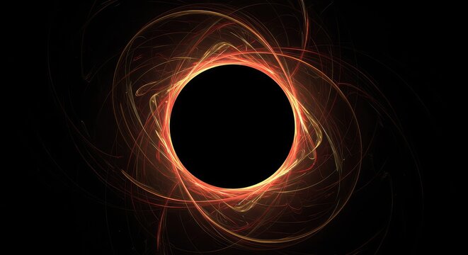 Abstract conceptual visualization showing a void where distinctive energy fields usually reside, depicting emptiness, nullification, and stealth, suppression, invisible, disruption