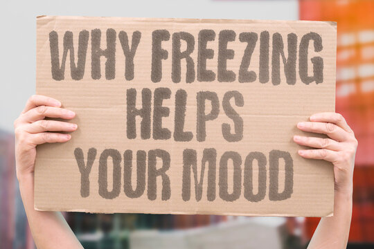 "Why Freezing Helps Your Mood" Documented neuroscience confirms cold immersion triggers norepinephrine release improving documented wellbeing. COLD. FREEZE. HEALTH. REAL. MENTAL.