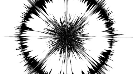High-Impact Dark Core Manga Burst Background © VIGNESH