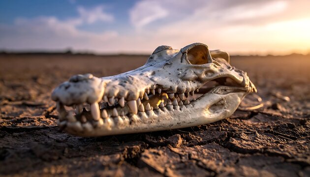 Arid reptile remains