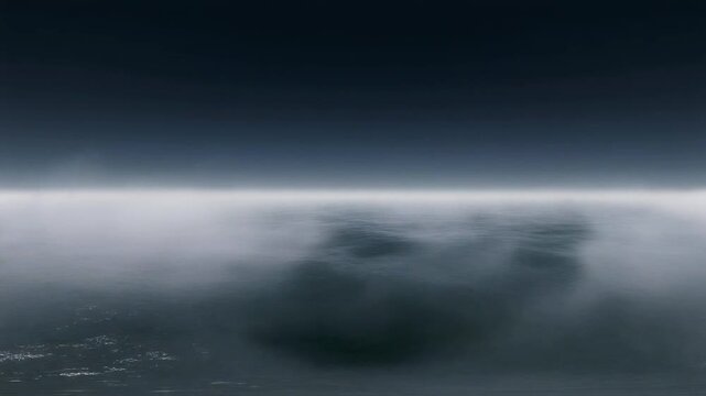 Slow Motion High Tech Science Study of Volumetric Fog and Hydro-Static Serenity