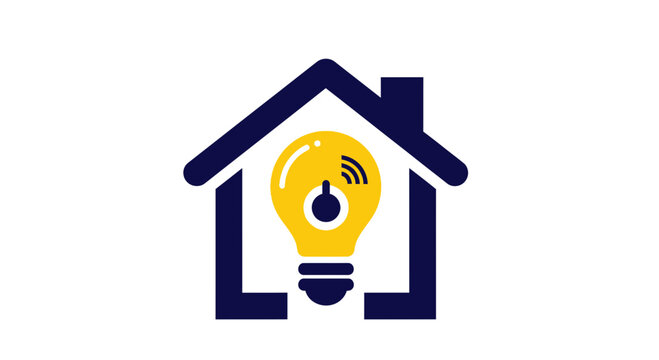 Smart Home Technology Innovation Concept House Icon