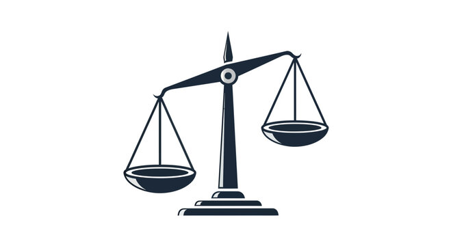 Symbolic Representation of Impartial Justice, Balance, Fairness, And Legal Decisions