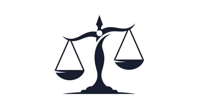 Symbolic Representation of Justice and Fairness in Graphic Design Artwork Concept