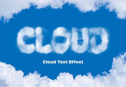 Cloud Text Effect