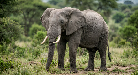 Fototapeta premium elephant in the forest