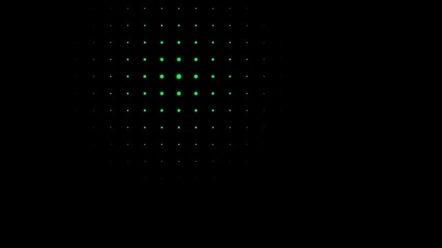 High quality 4K motion graphics asset featuring a orbit movement over a radar digital grid. Professional 30fps animation for technology video backgrounds.