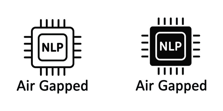 Comparison of air gapped systems using natural language processing chips