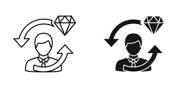 The cyclical exchange of power and wealth between individuals in a society