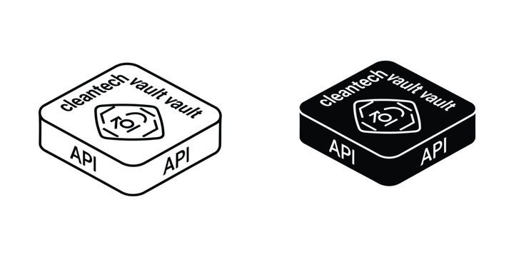 Comparison of cleantech vault vault api icons in different styles