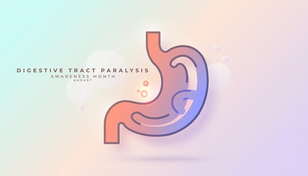 Digestive Tract Paralysis Awareness Month Concept Image, featuring digestive disorders, gut function, and patient care.