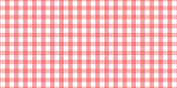Halloween plaid tablecloth with red checkered pattern background. Isolated flat vector illustration.eps.10