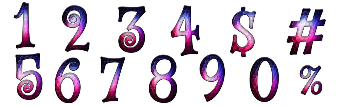 Cube Geometry Gradient Linux 1, 2, 3, 4, 5, 6, 7, 8, 9, 0 number english word abc Mystery Alphabet letter text typography font
