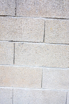 Texture of a cement block wall background. The Concept of strength.