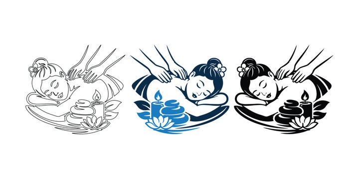 Sleeping Baby Angel Icon Set &ndash; Cute Dreaming Child Vector Illustration Collection