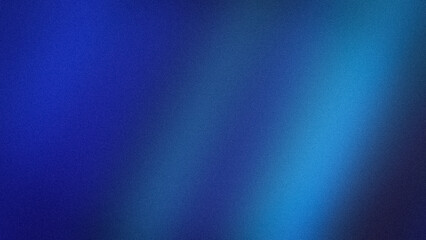 Obraz premium Deep grainy blue cyan navy gradient with soft glow abstract 4K modern backdrop